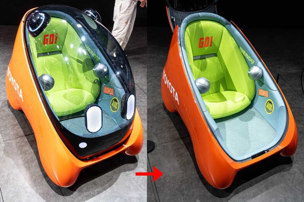 ジャパンモビリティショー　トヨタ　キッズモビ