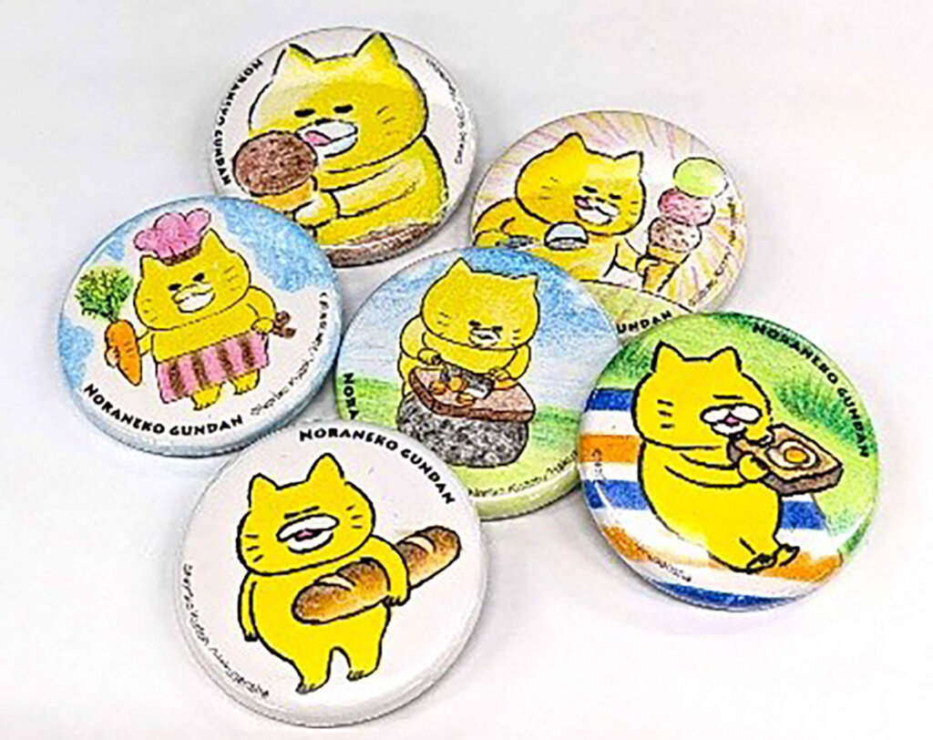 ノラネコぐんだん 缶バッジ