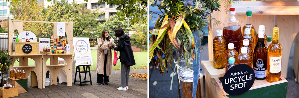 アップサイクルスポットで販売する商品