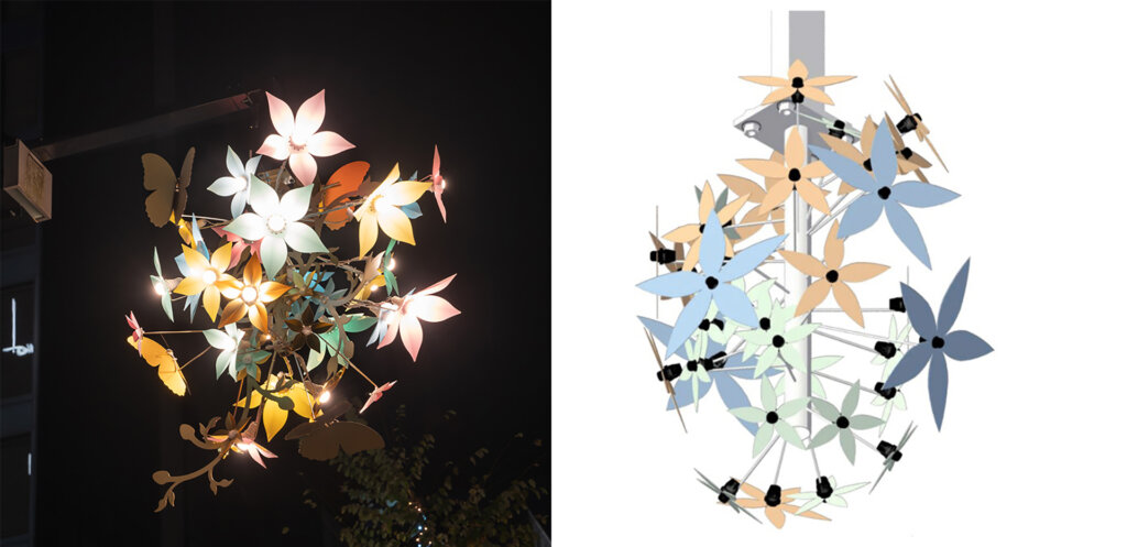 GINZA GILC NIGHT でのイルミネーション装飾