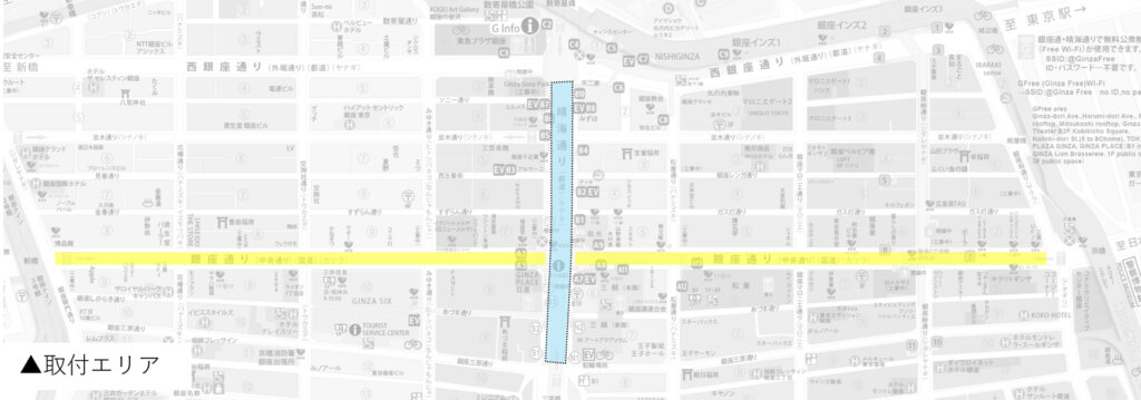 GINZA GILC NIGHT 2025 開催マップ