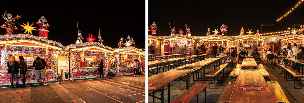 絵本の中のクリスマスマーケット お店の様子