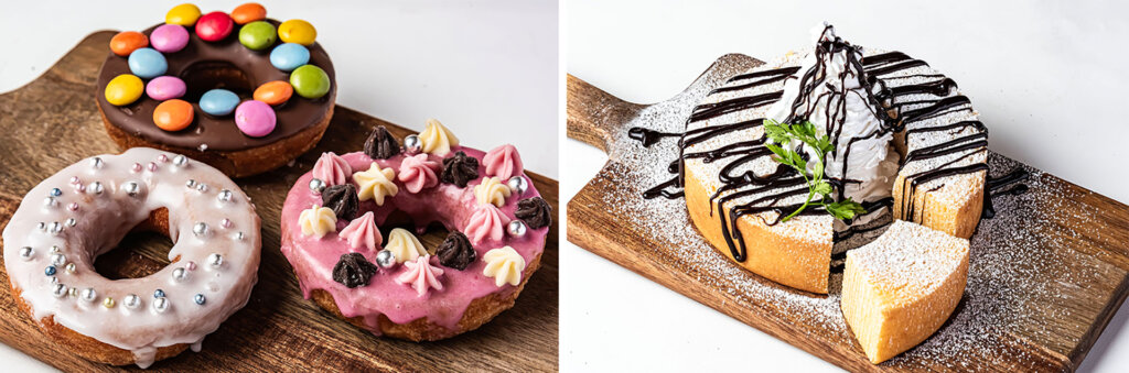 ドーナツ　バウムクーヘン