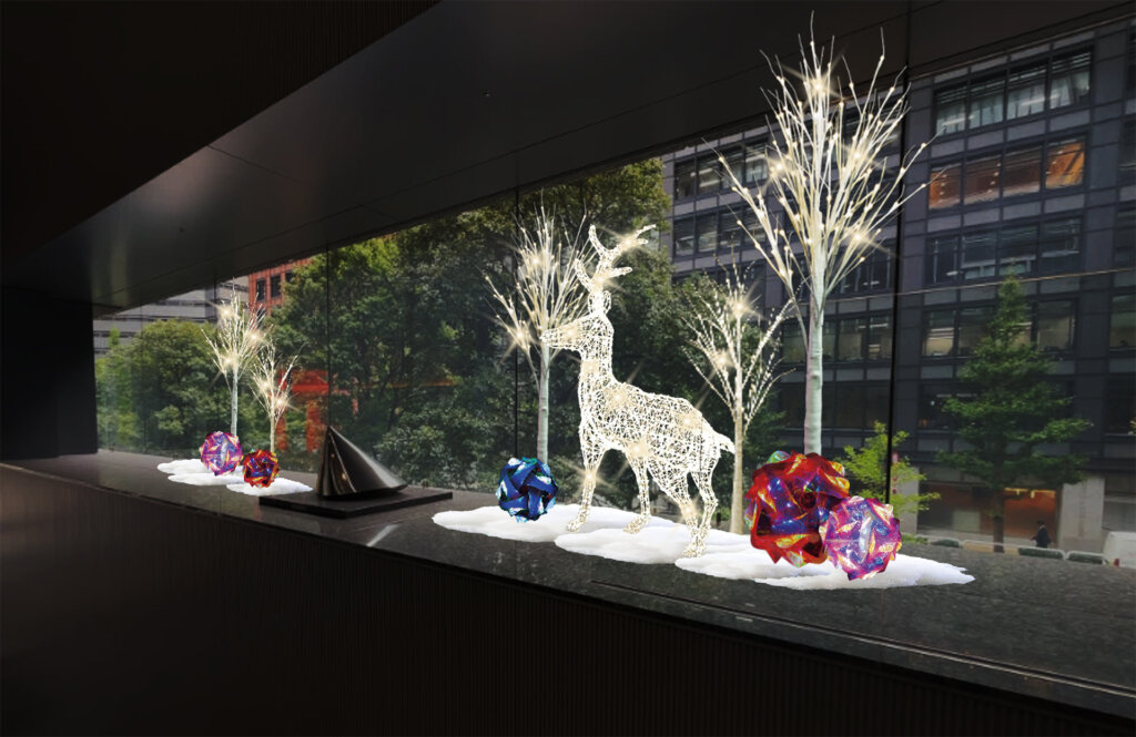 東京サンケイビル　クリスマスイルミネーション