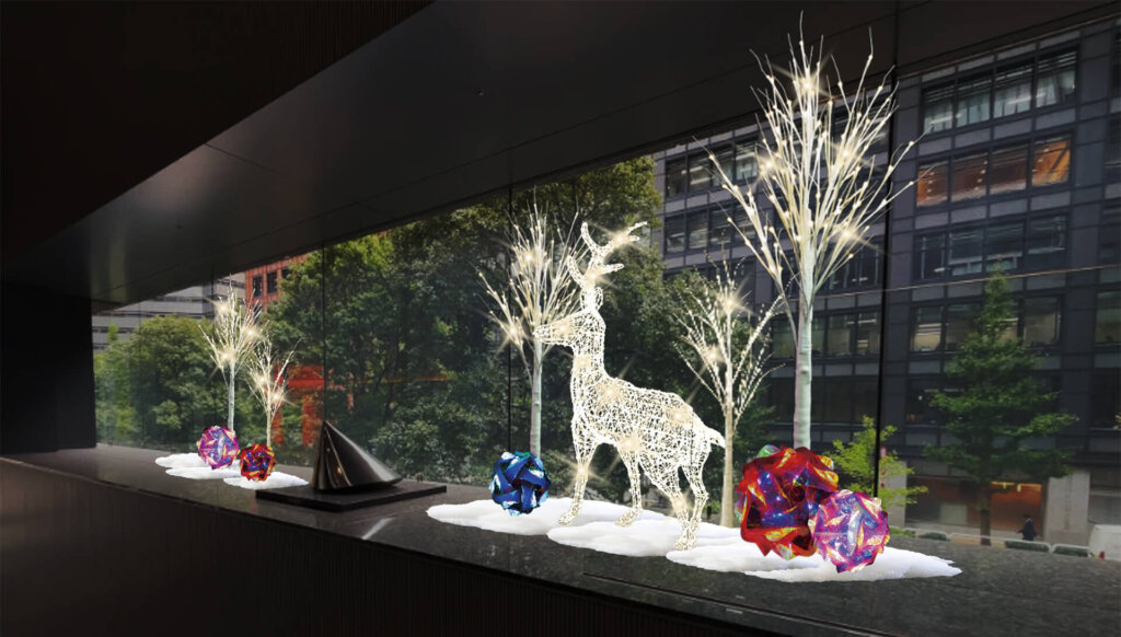 東京サンケイビル　クリスマスイルミネーション