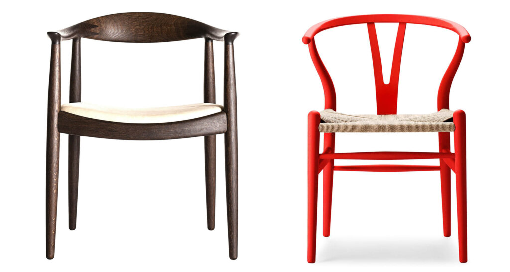 織田コレクション　ハンス・ウェグナー展　展示チェア