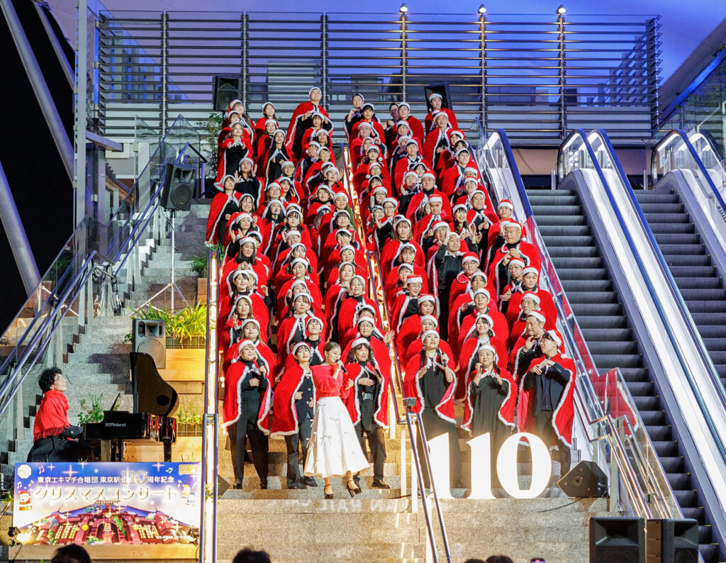 東京エキマチ合唱団 クリスマスコンサートの様子