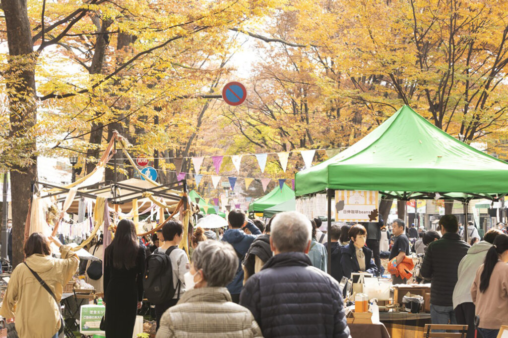 キテキテ府中マルシェ 会場風景