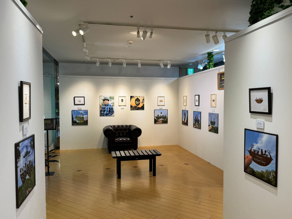 リト@葉っぱ切り絵展 in 横浜みなとみらい 会場風景