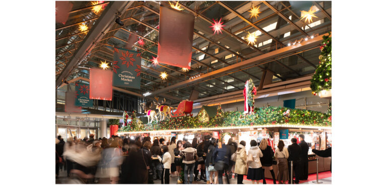 六本木ヒルズ クリスマスマーケット 会場風景