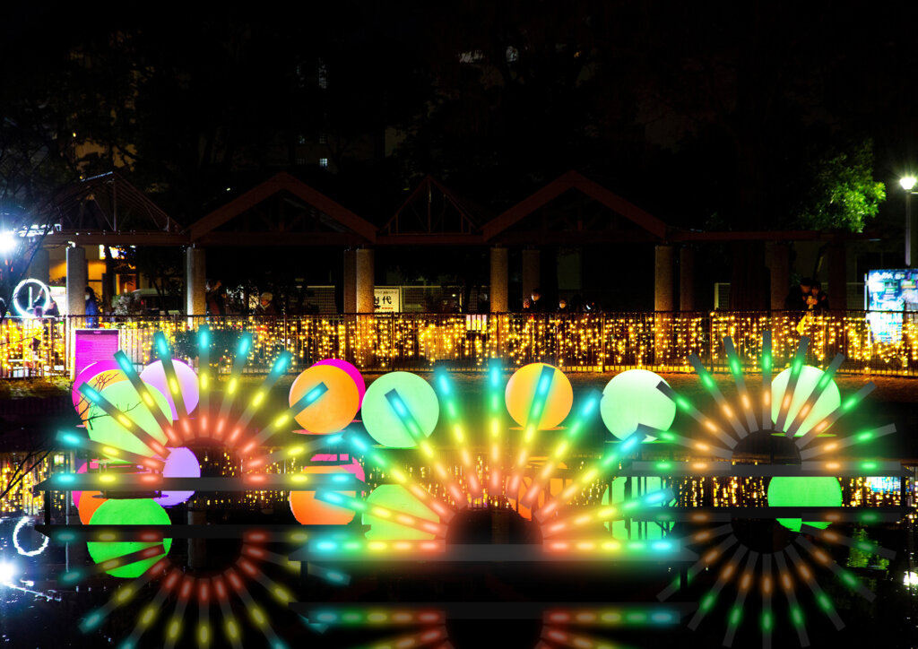 光の祭典　点灯風景