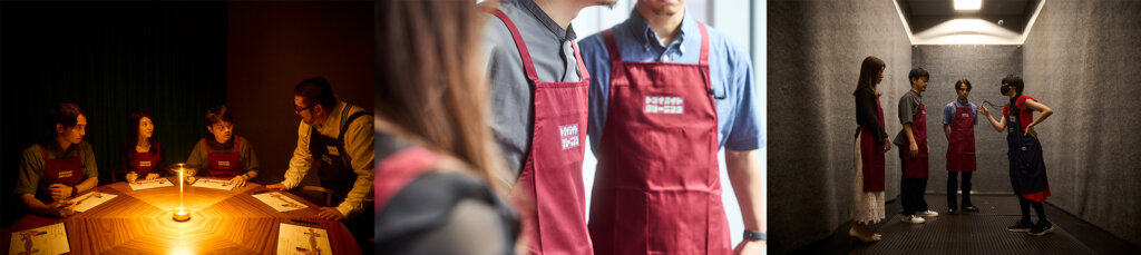 どこか奇妙な職業体験 虎ノ門ヒルズ清掃員 体験の様子