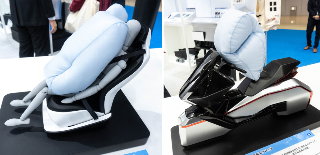 ジャパンモビリティショー　豊田合成　エアバッグ