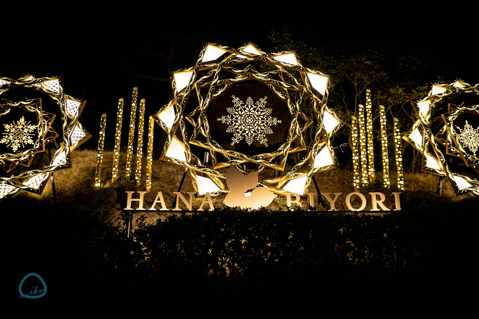 HANA BIYORI　HAHAあかり　会場風景