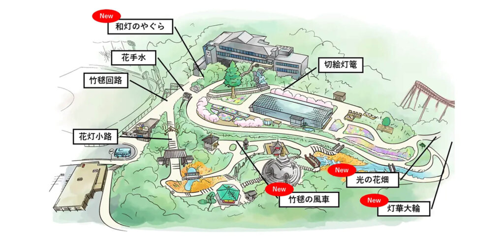 HANAあかり　会場図