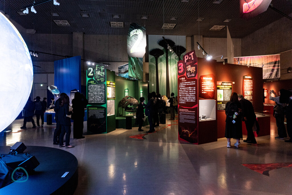 科博　大絶滅展　会場風景
