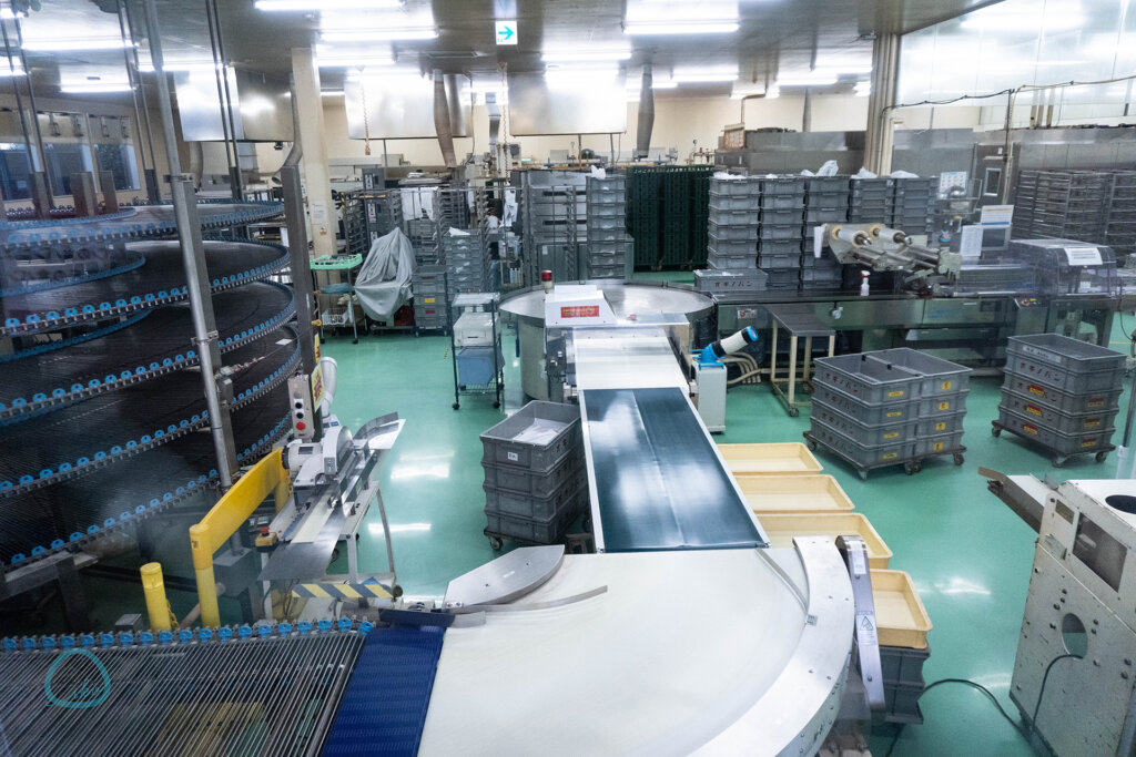 相模原 オギノパン 工場内部