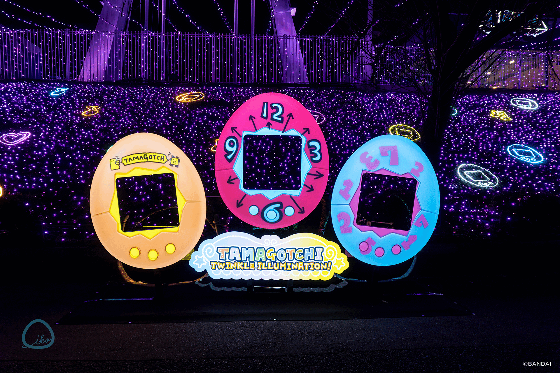 さがみ湖イルミリオン　たまごっち　会場風景