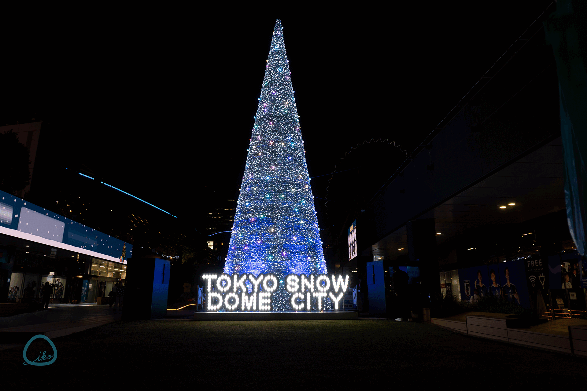 東京ドームシティ　東京スノードームシティ　巨大ツリー