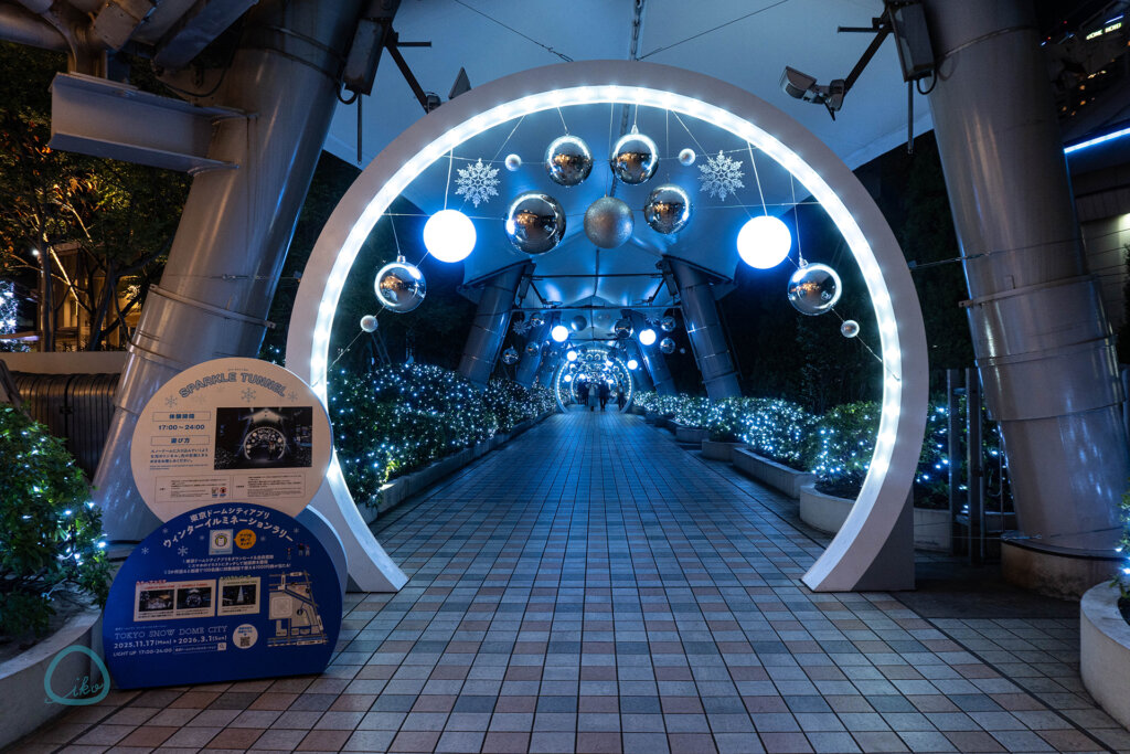 東京ドームシティ　東京スノードームシティ　スパークルトンネル