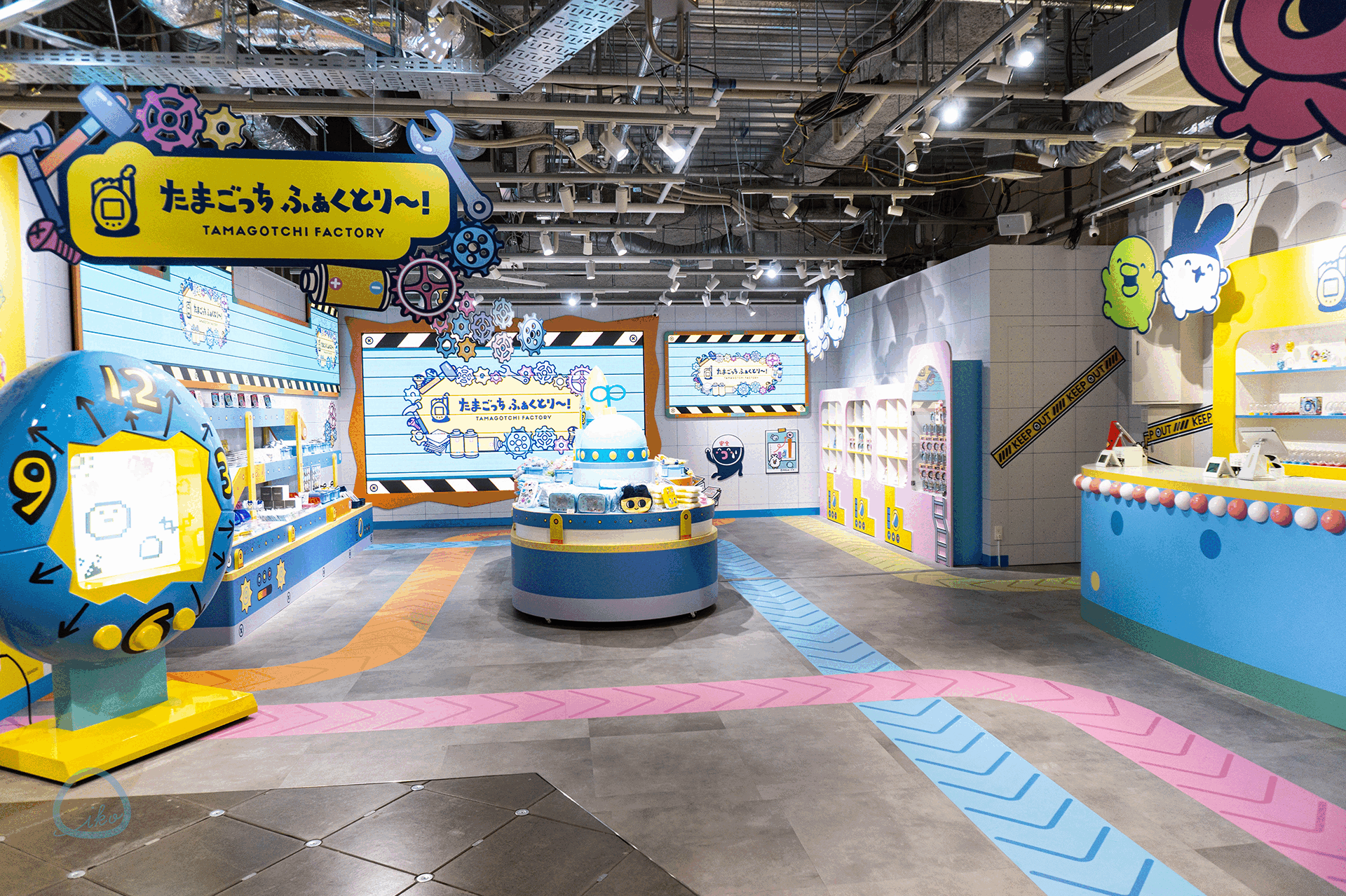 たまごっちふぁくとり~！　原宿　店内風景