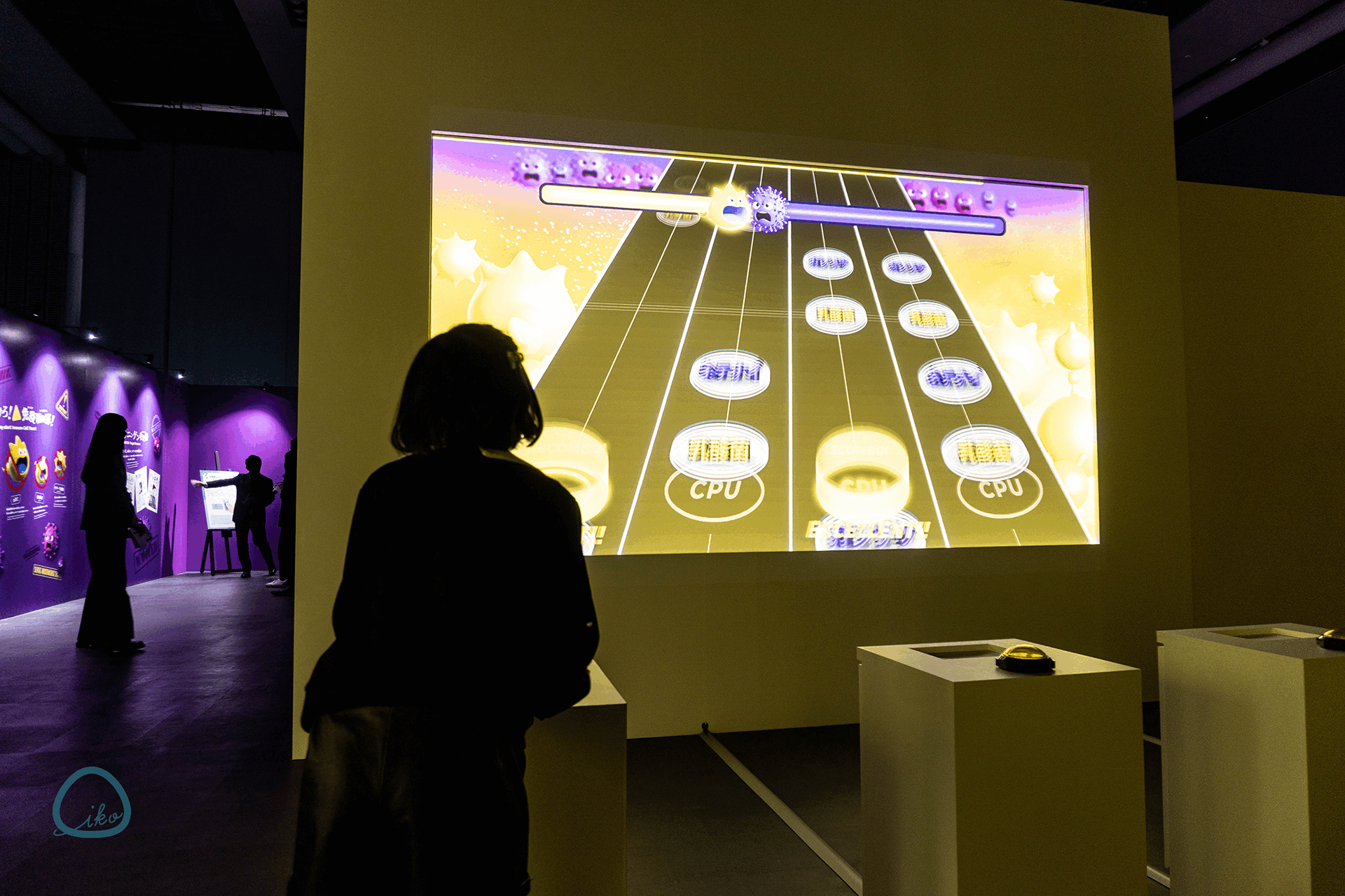 キリン からだウォーズ　会場風景　体験コンテンツ