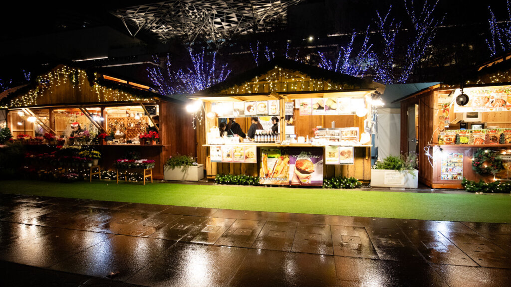 みなとみらいChristmas Market 2025 会場風景