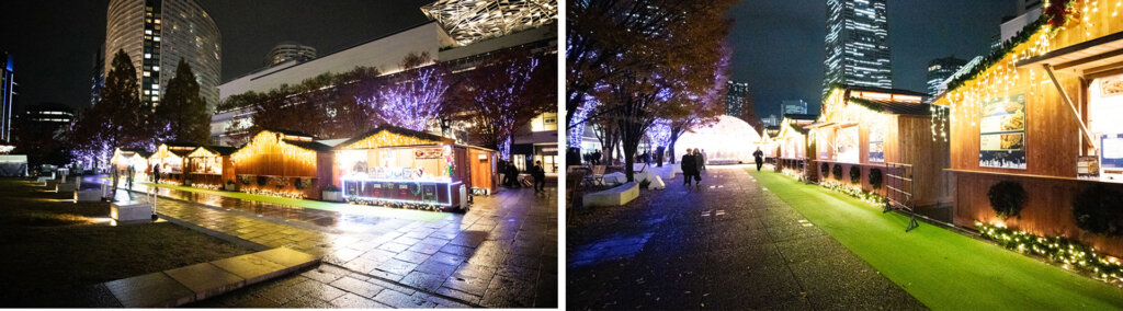 みなとみらいChristmas Market 2025 会場風景
