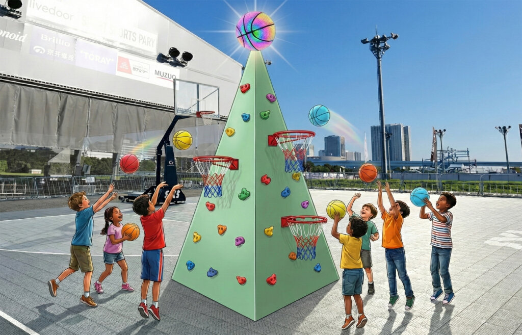 クリスマスツリーバスケット