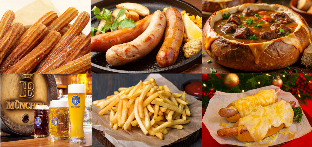 暖かいクリスマスグルメ、ビール