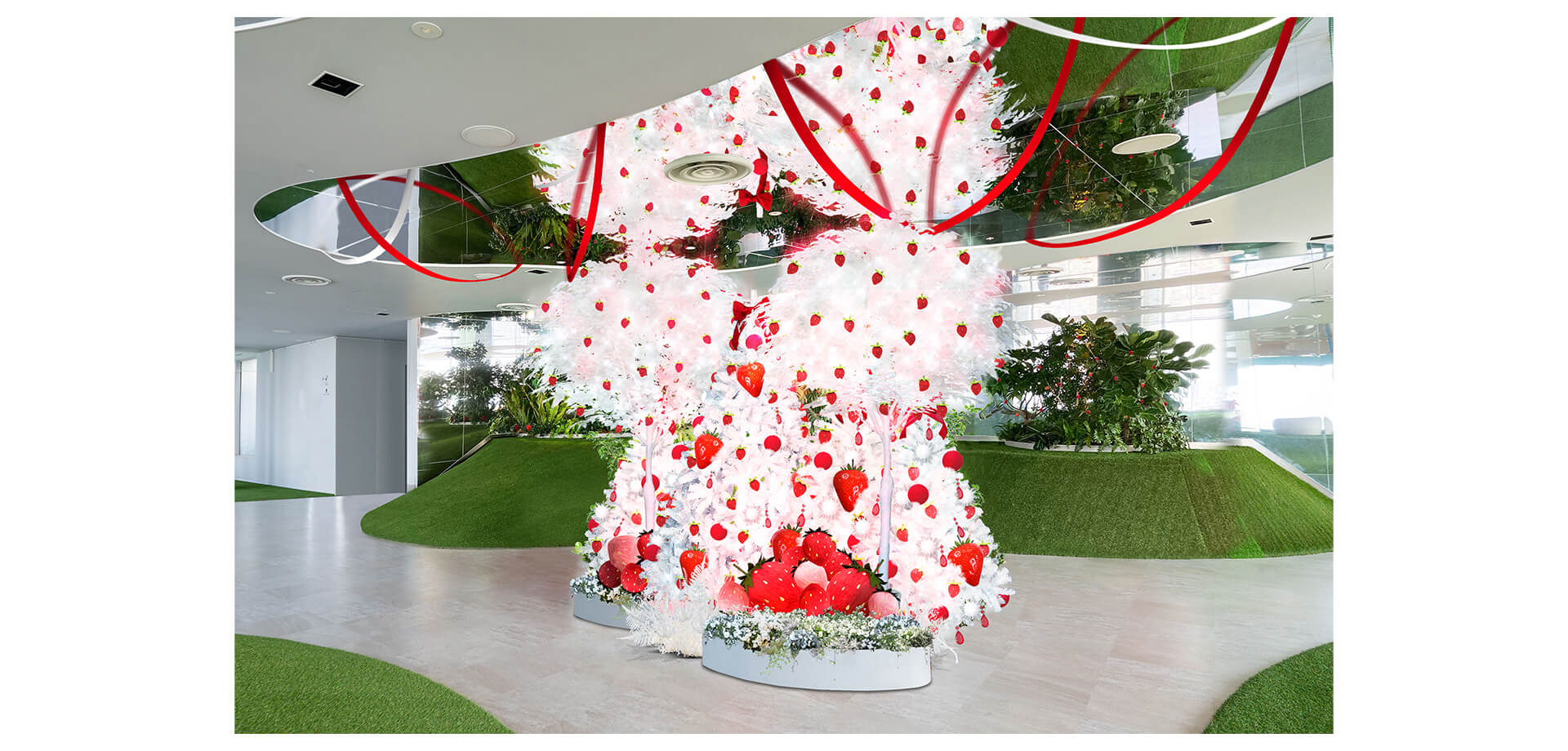 てんぼうパーク いちごびより 会場風景