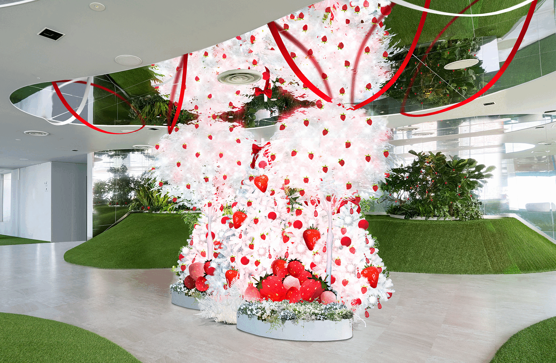 てんぼうパーク いちごびより 会場風景