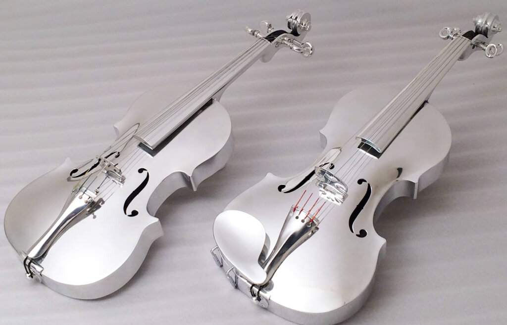 アルミ製バイオリン