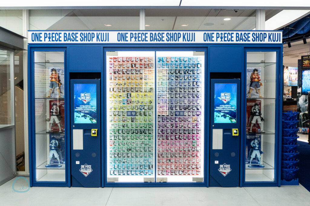 ワンピースベースショップ 販売グッズ 自販機