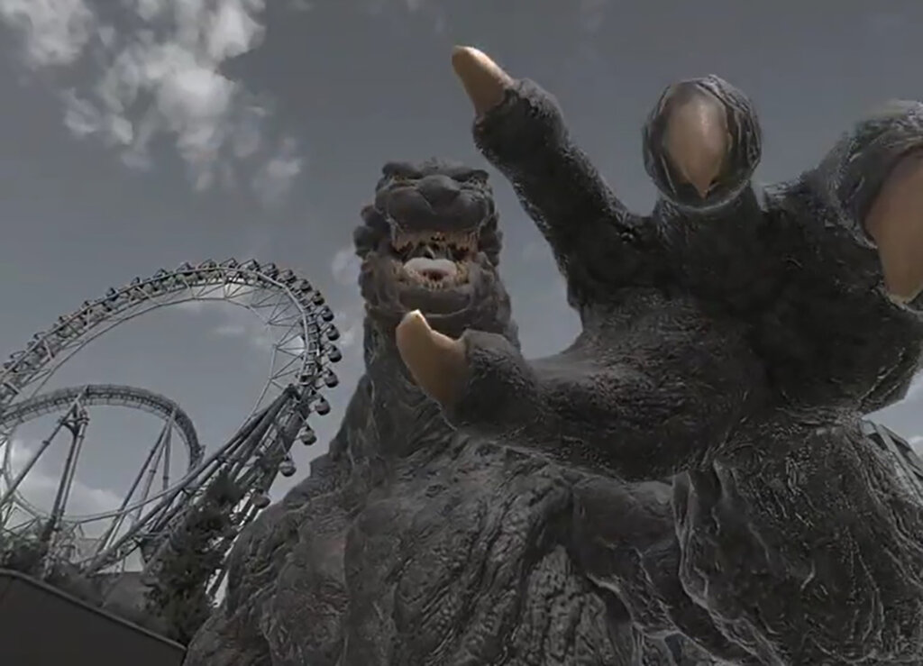東京ドームシティアトラクションズ　ゴジラAR 　迫るゴジラ