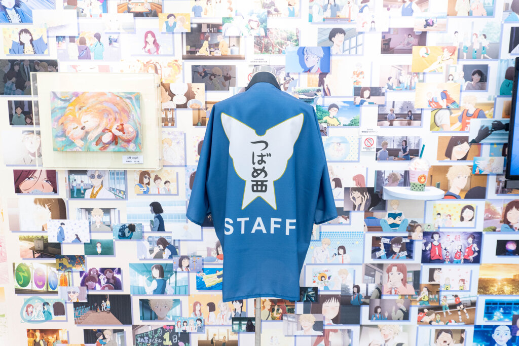 スキップとローファー展　はっぴ　プラペチーノ　油絵