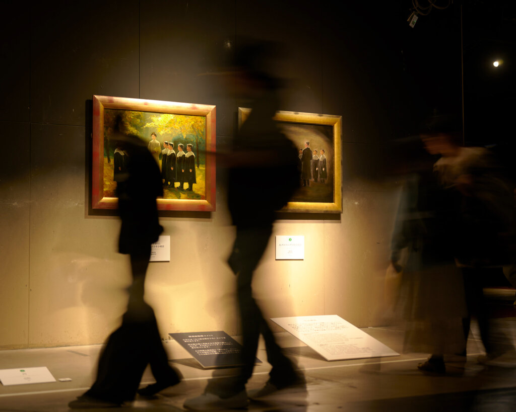 視てはいけない絵画展 会場風景