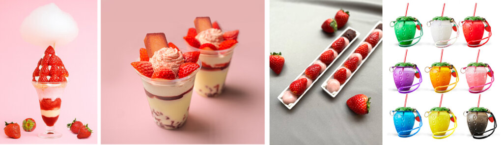 苺スイーツ　パフェ