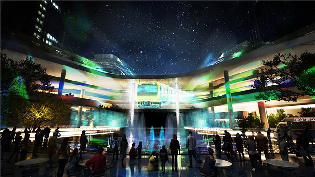 TAKANAWA LIGHT JOURNEY　会場風景