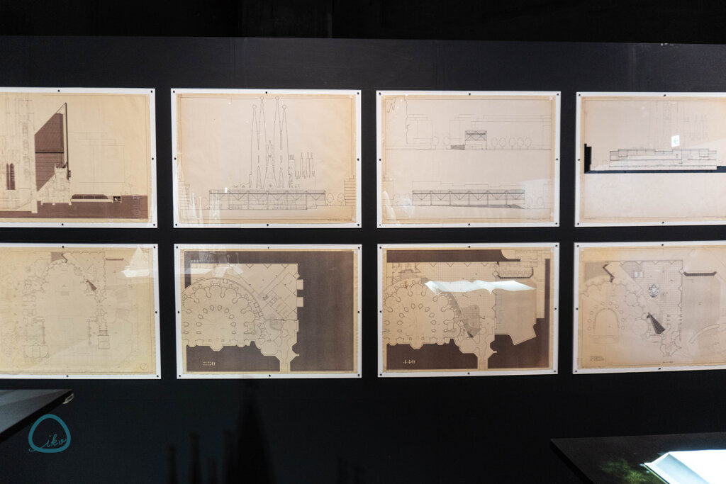 NAKED meets ガウディ展　サグラダファミリア図面