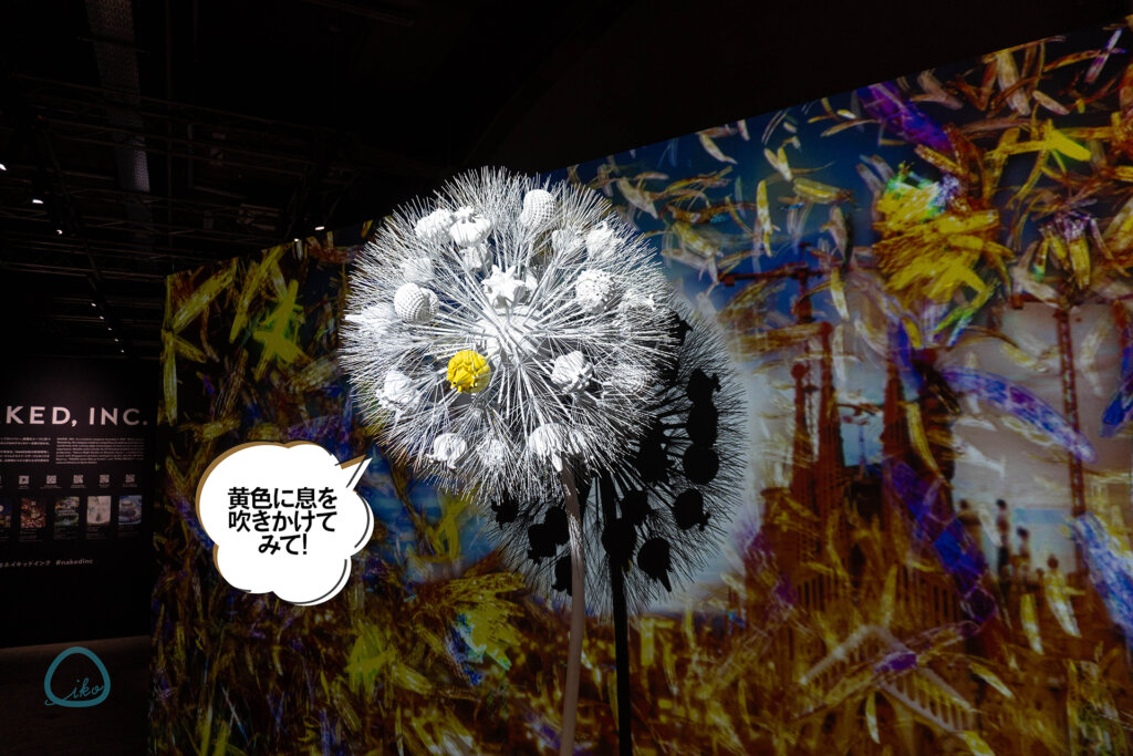 NAKED meets ガウディ展　たんぽぽのようなダンデリオン