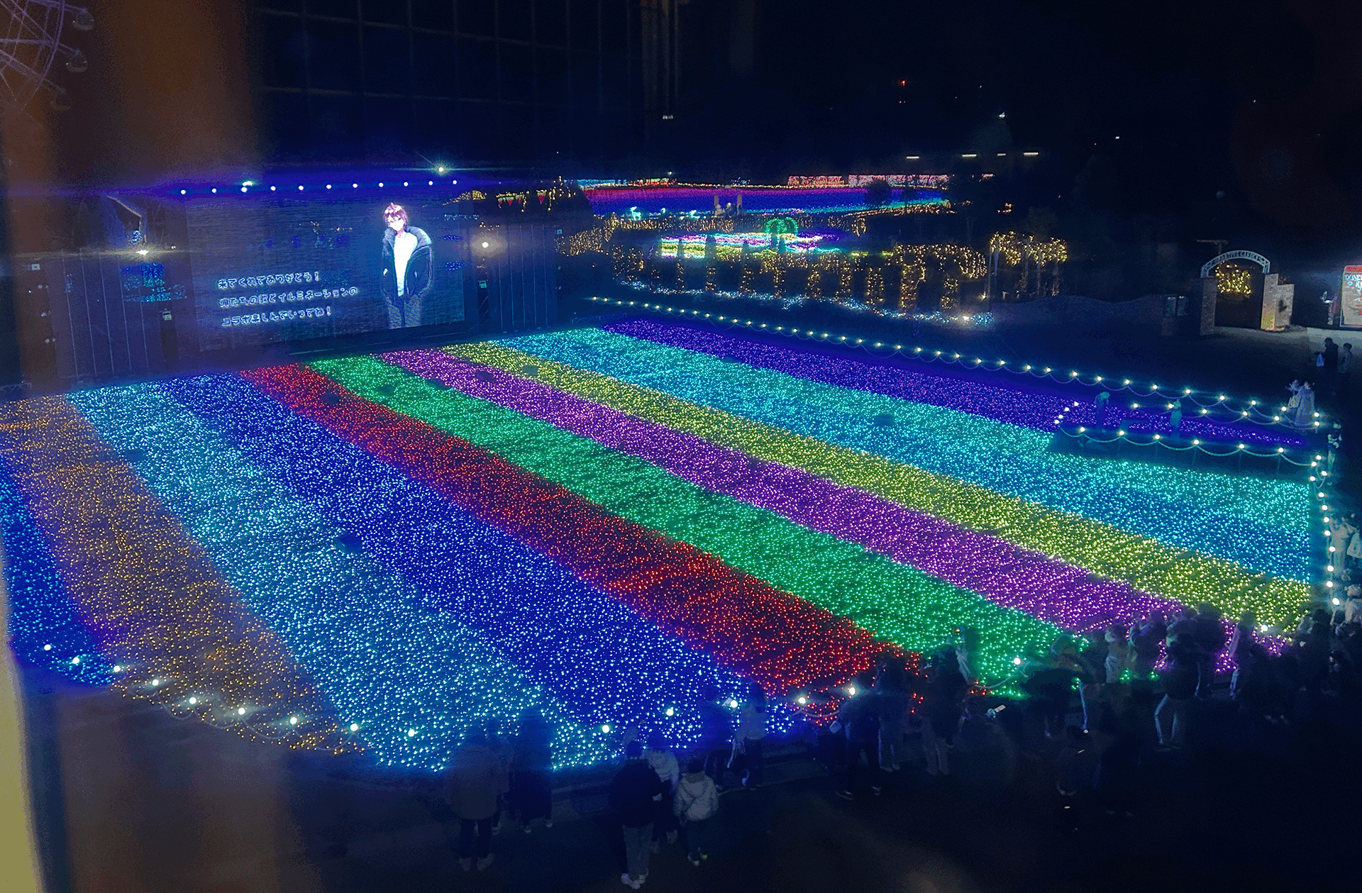 東武動物公園　ウインターイルミネーション　会場風