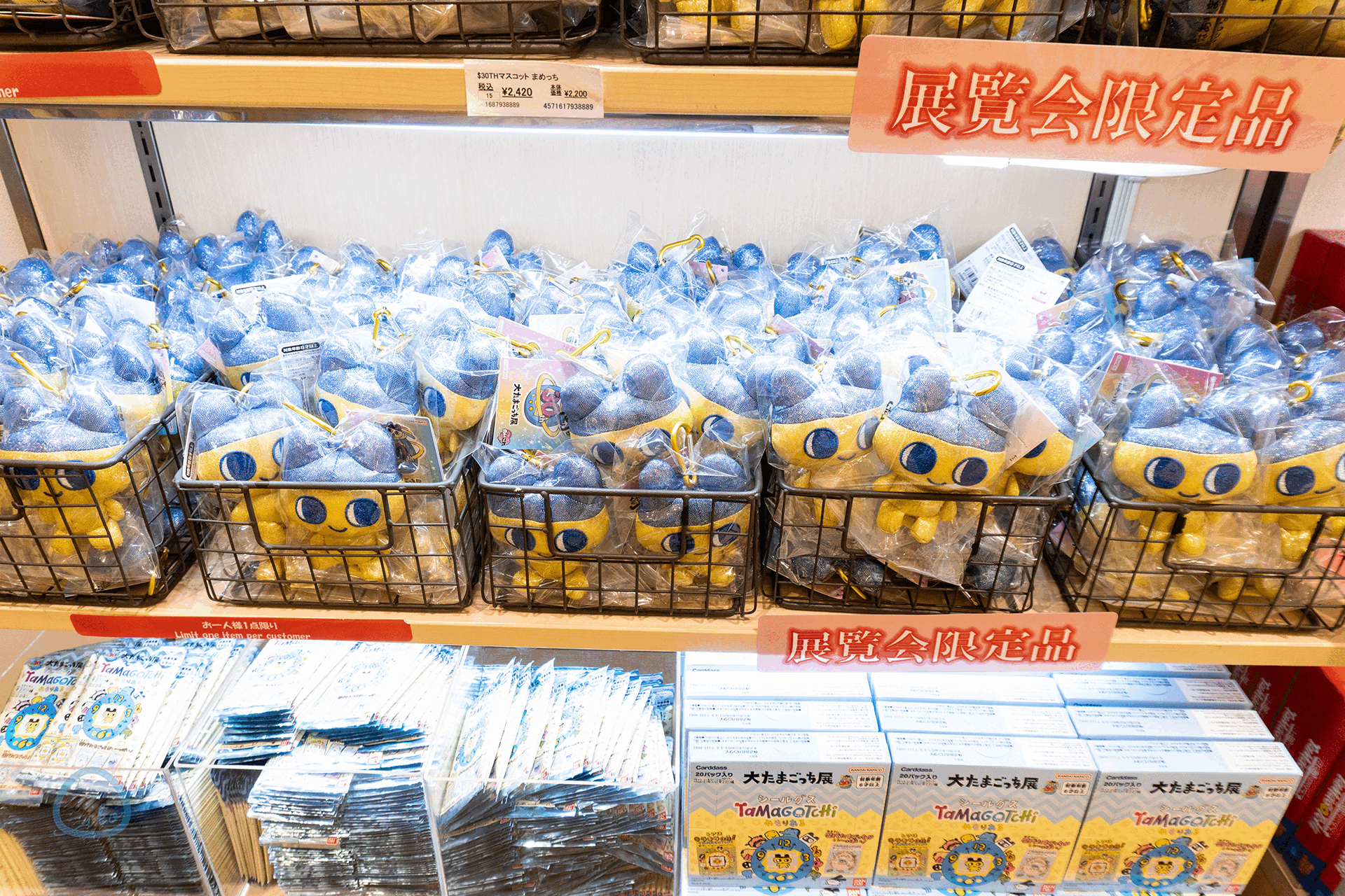 大たまごっち展　会場風景　グッズ