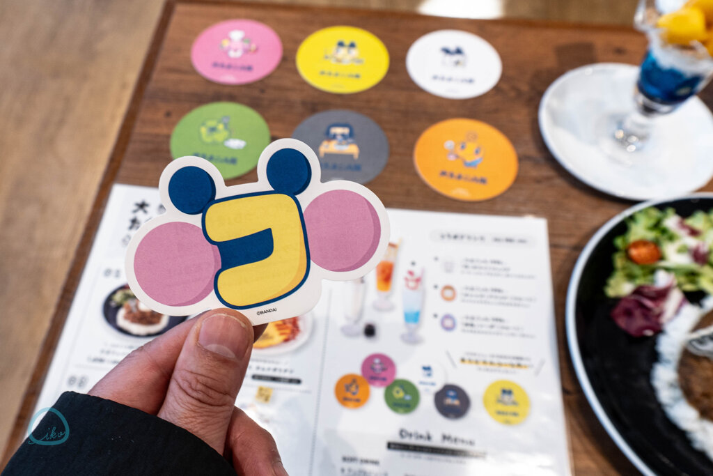 大たまごっち展　コラボカフェ特典ステッカー