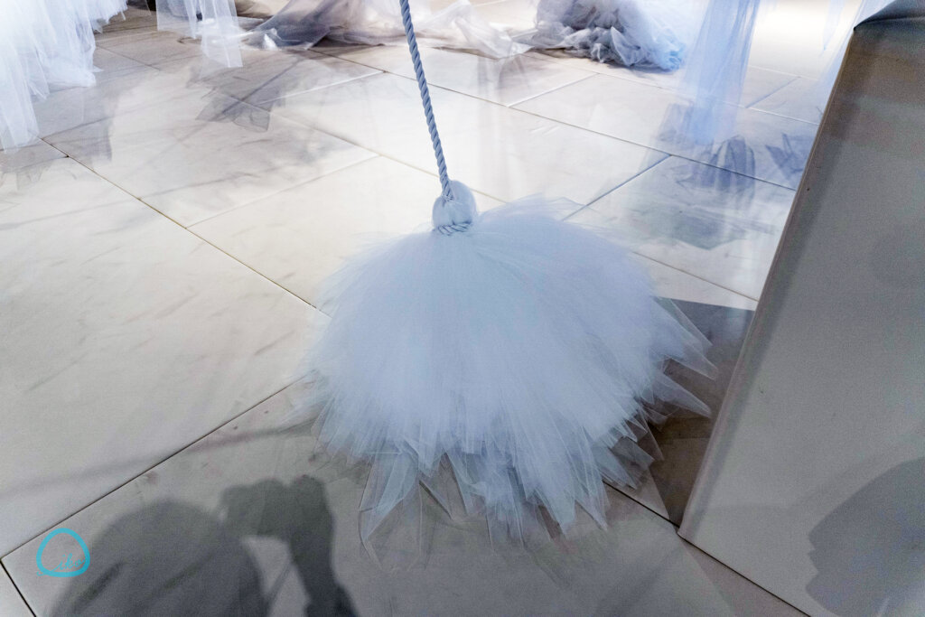 チュール素材の乗り物