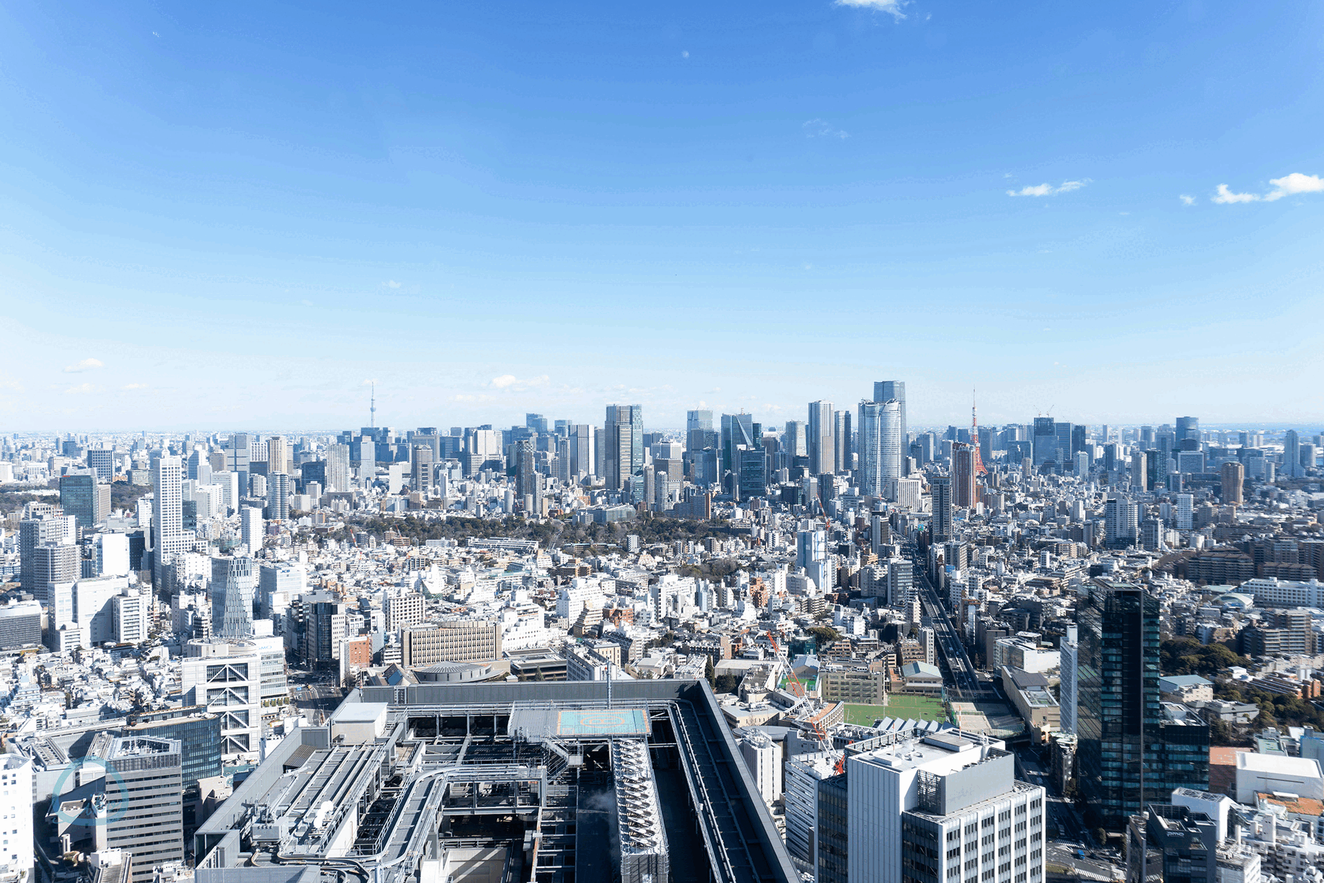 渋谷スカイギャラリーからの風景