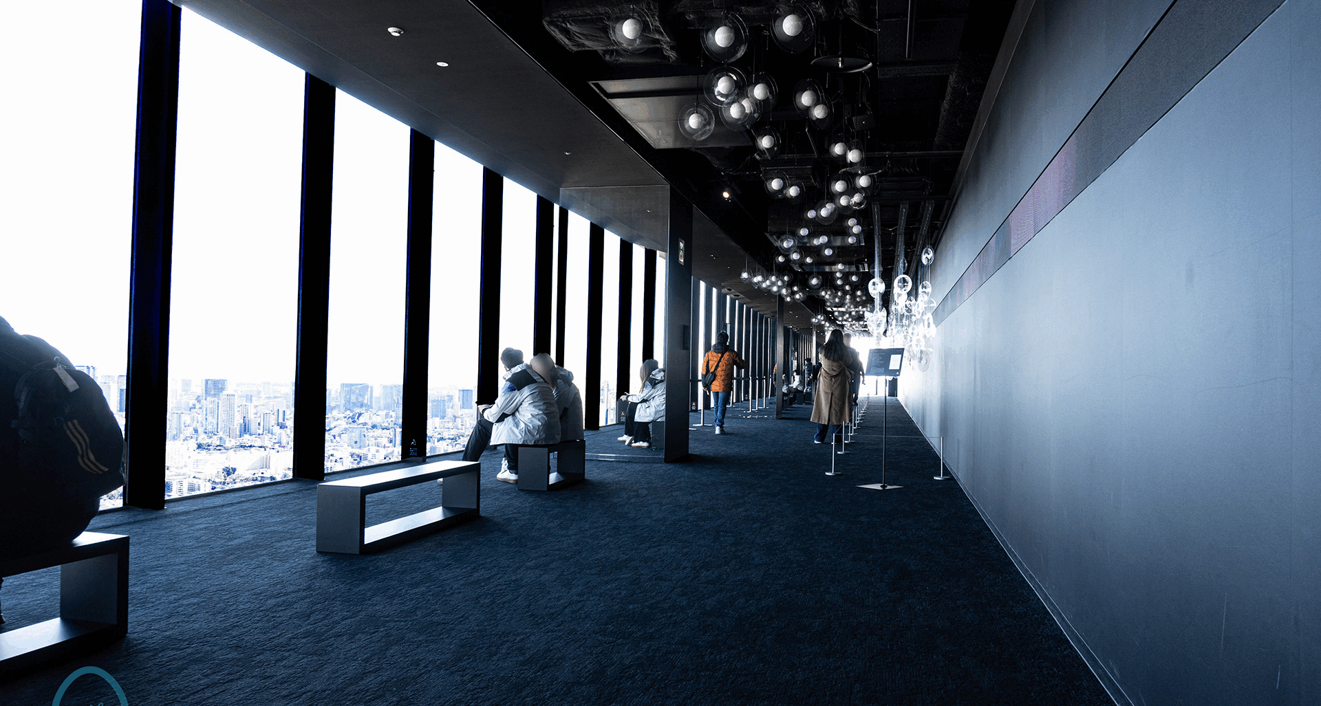 渋谷スカイ美術展　空にふれる　会場風景 地図