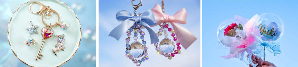 宝石のようなアクセサリー