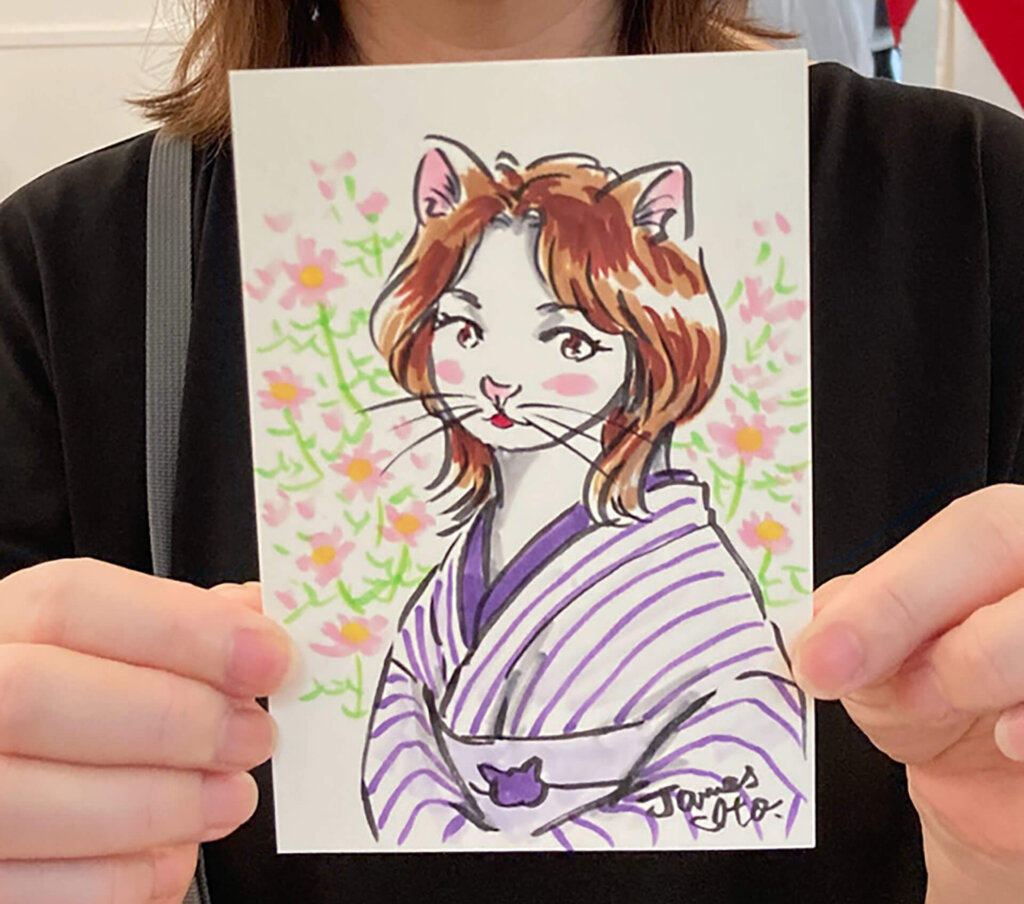 ネコ化似顔絵会 by ジェームス伊藤の作品