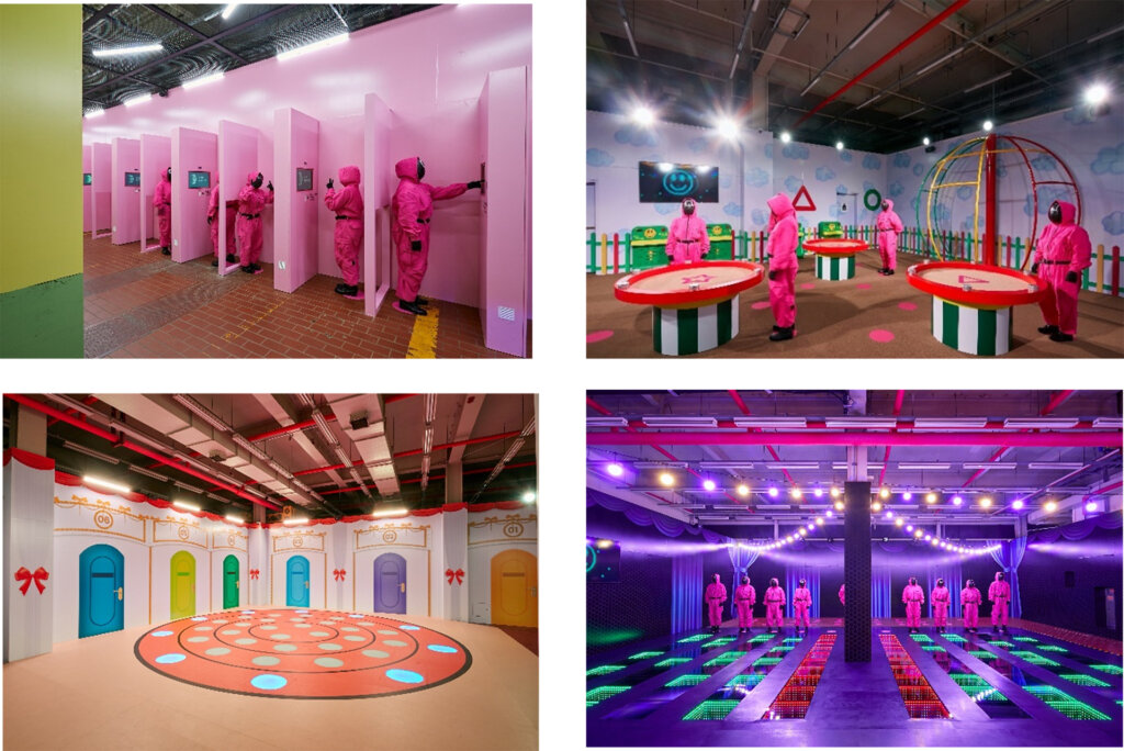 渋谷リアル・イカゲーム　体験の様子